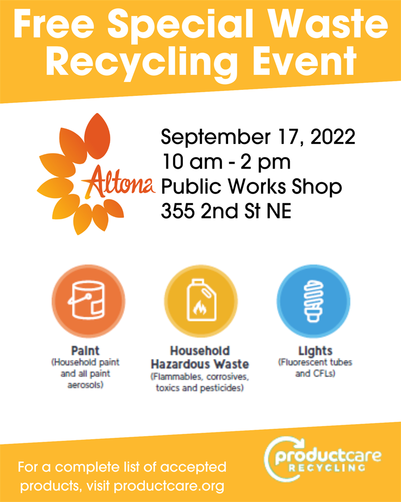 Household Hazardous Waste Disposal Day