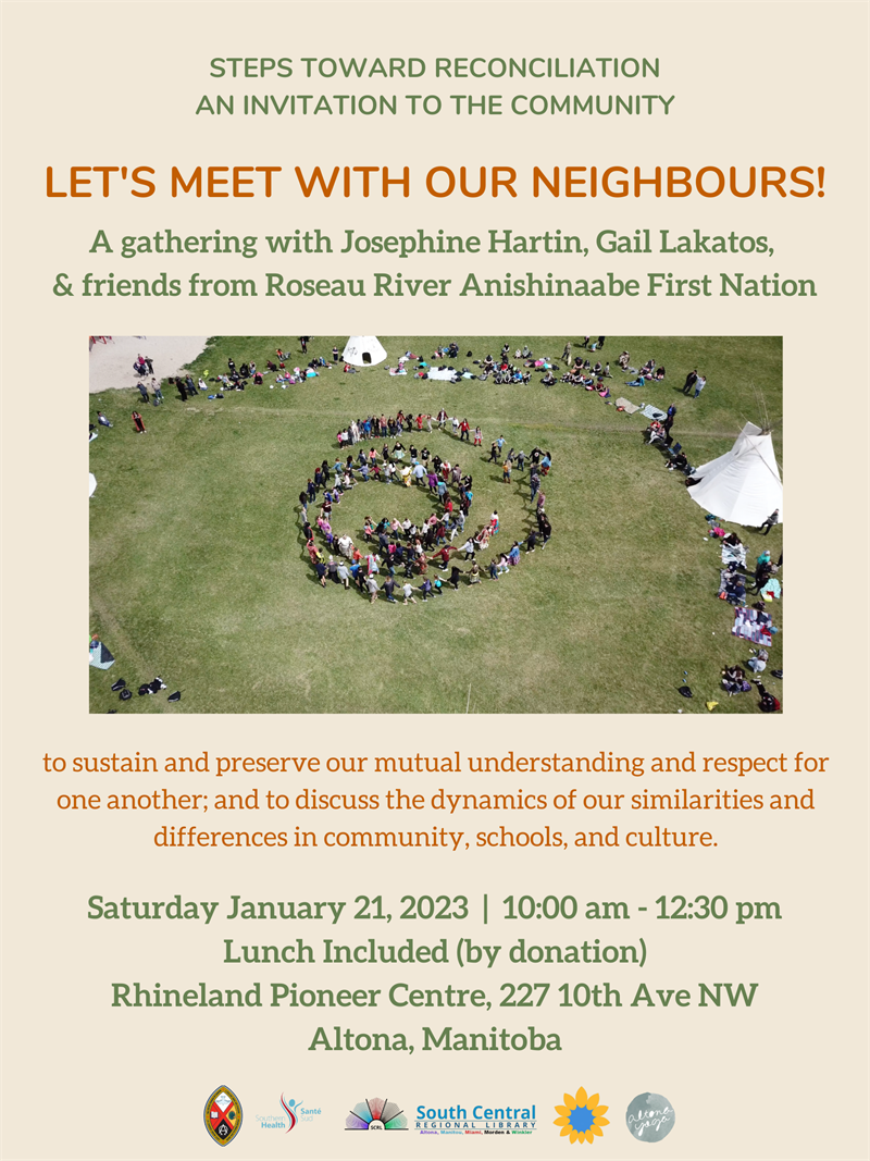 Steps Toward Reconciliation: Let's Meet With Our Neighbours!