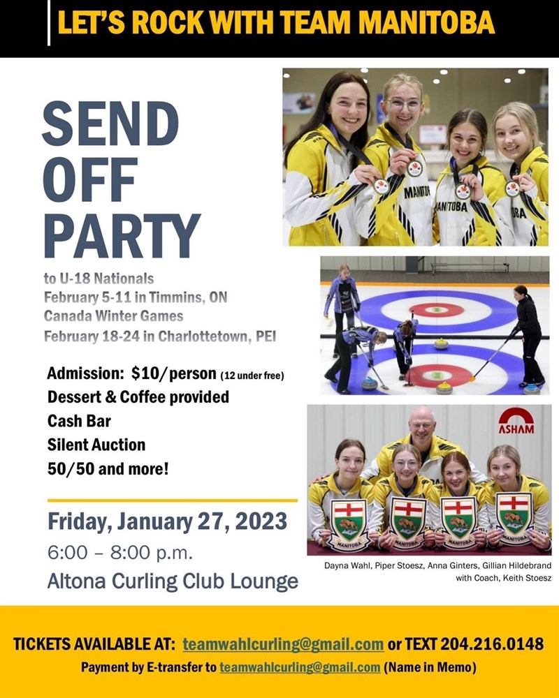 Team Manitoba Send-Off Party